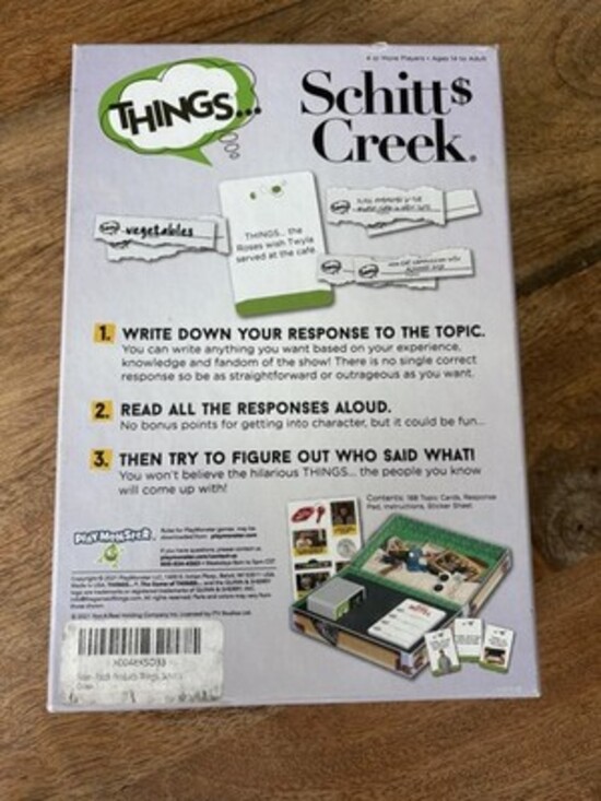 THINGS Schitt's Creek Edition Party Board Game 4+ Players Ages 14+ PlayMonster - Picture 5 of 5